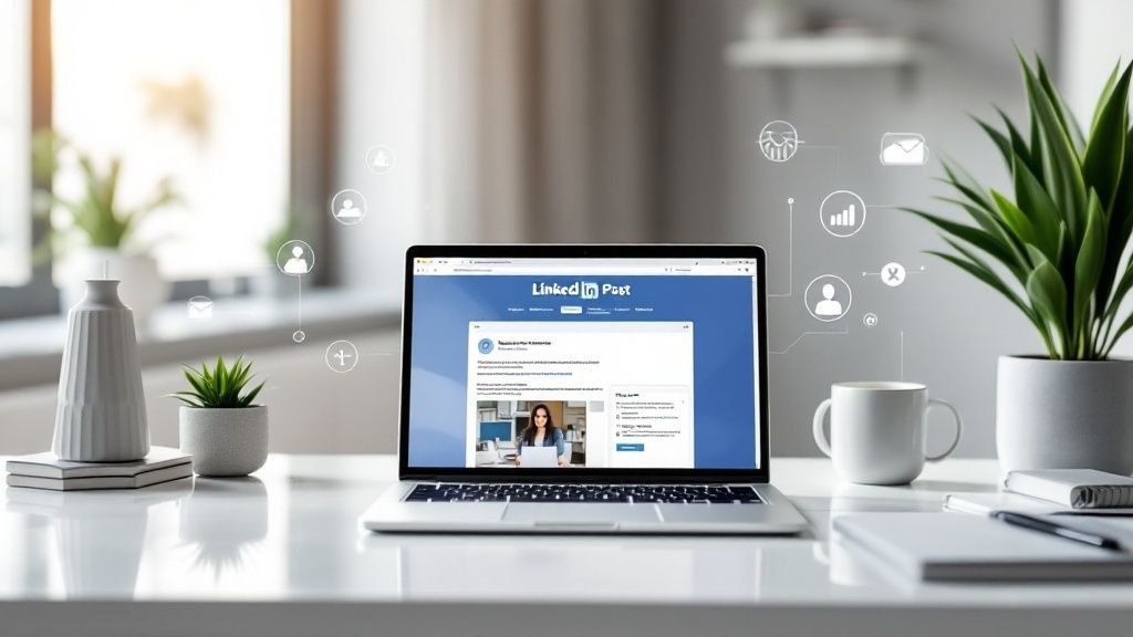 How to Write LinkedIn Post That Boosts Engagement - feeatured image